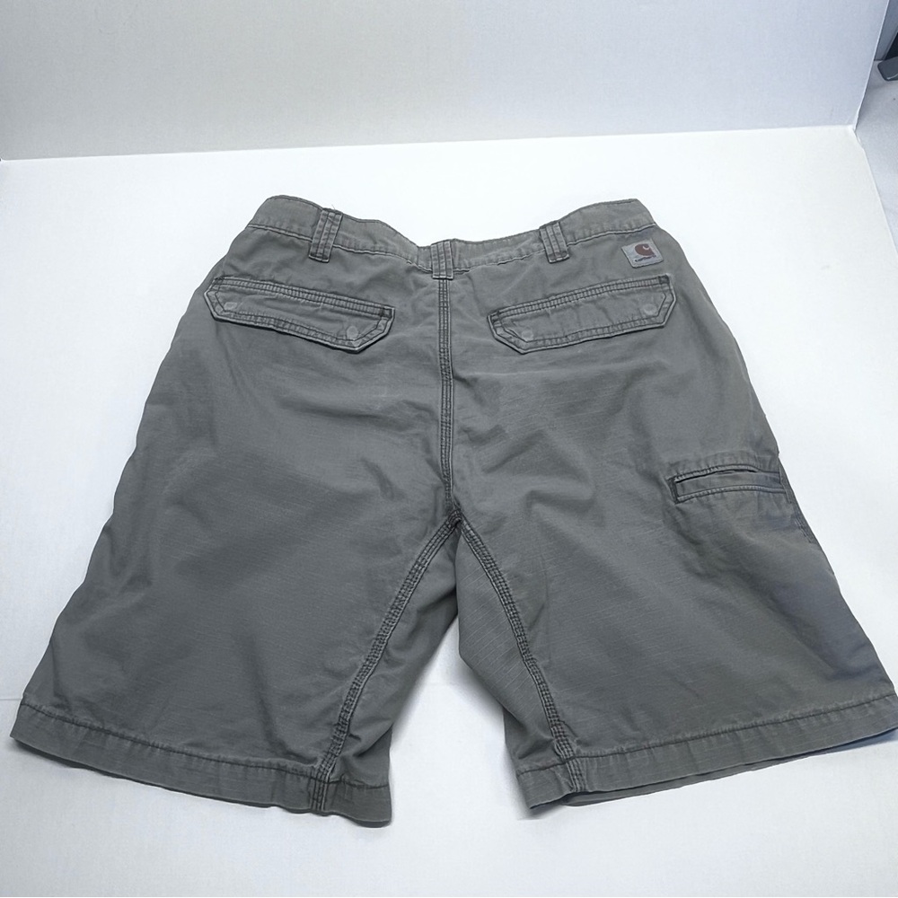 Carhartt Men's Gray Flat Front Shorts - Picture 8 of 11